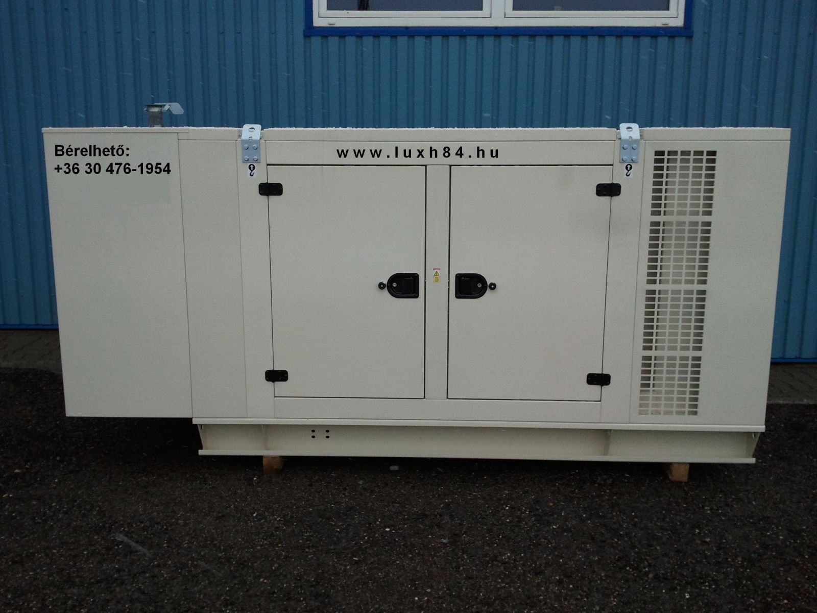 Áramfejlesztő aggregátor  134 kVA 107 kW